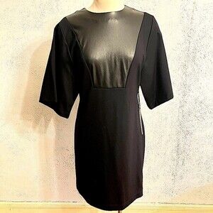 NWT Alice & Trixe Black Wide Sleeve Stella Dress Size Small